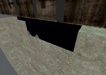 Another BSP hole seen in game