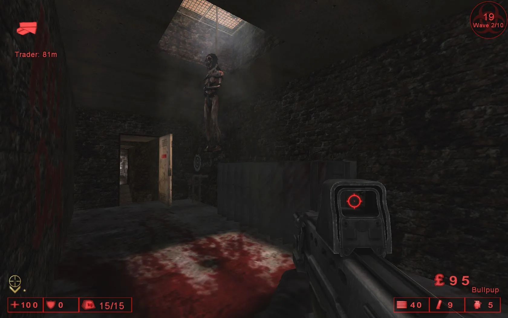 Easter egg in KF-SawnOfTheDead built from stock decorations