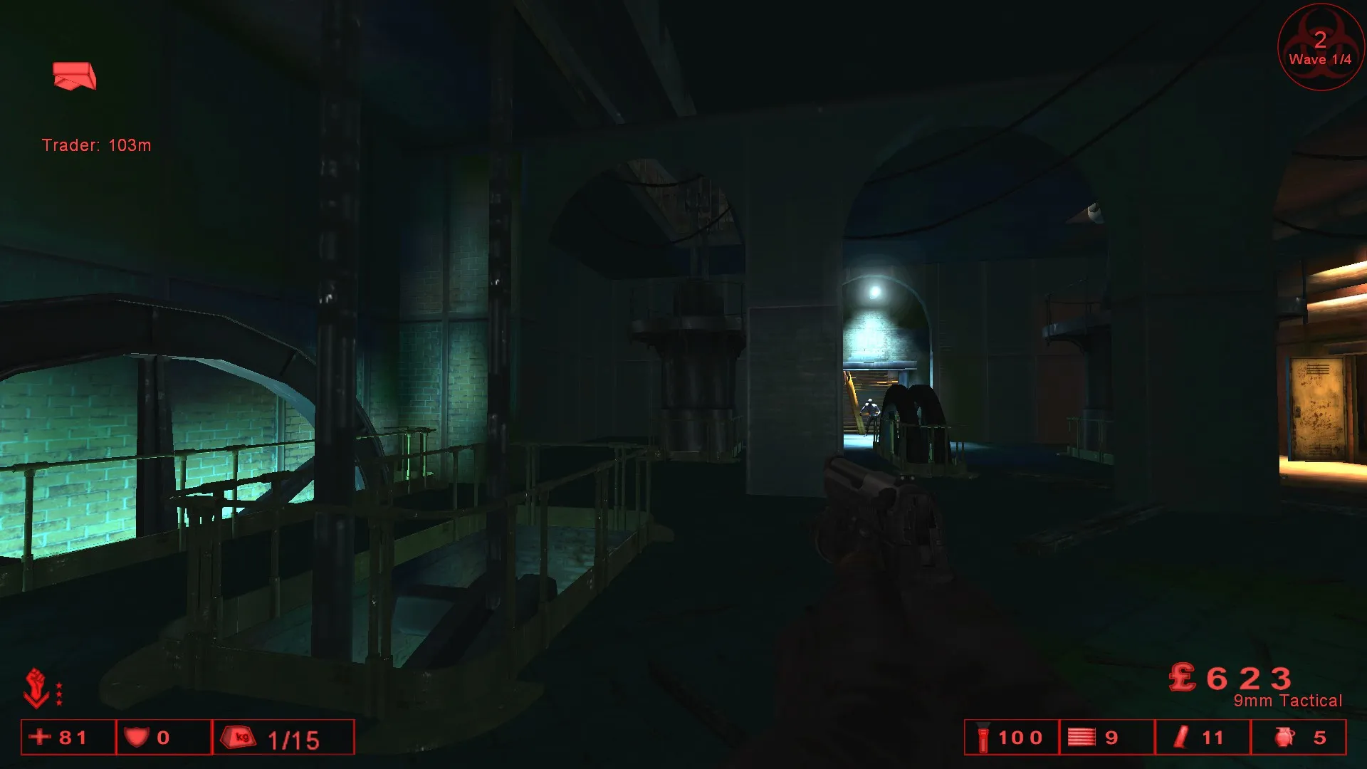 Lighting in the official Killing Floor map Waterworks