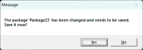 The myLevel save prompt that should always be declined