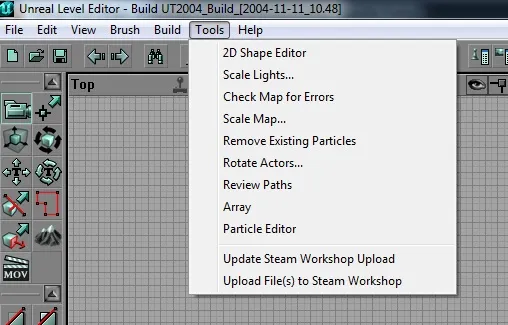 The Steam Workshop upload dialog in the KF SDK